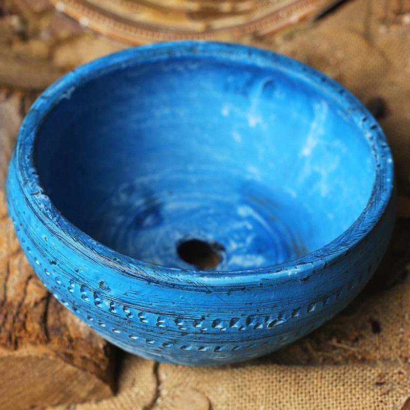 Vintage Succulent Plant Pots, Coarse Pottery Pots for Living Room, Breathable Clay Pots, Large Diameter Clearance Sale Clay Pots