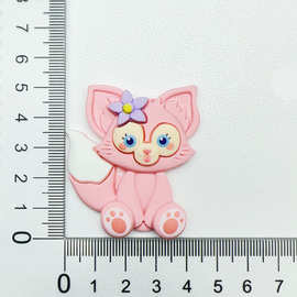 树脂配件彩妆粉狐狸大小号di'y奶油胶手机壳冰箱鞋扣发绳发夹