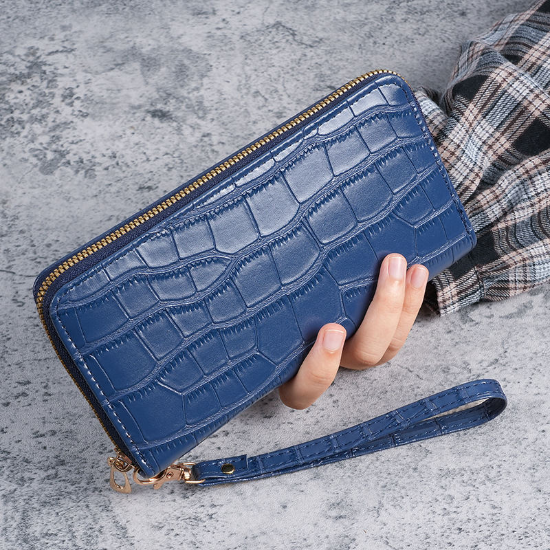 2024 New Women's Long Wallet Women's Elegant Crocodile Pattern Hand Wallet Fashionable Trendy Retro Women's Bag 2024 New Women's Long Wallet Women's Elegant Crocodile Pattern Hand Wallet Fashionable Trendy Retro Women's Bag