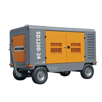 Diesel Screw-Type Air Compressor 500L Mobile Industrial Outdoor Engineering Mining 75Kw Air Pump Air Compressor (Hava kompressorları) - advance-deposit