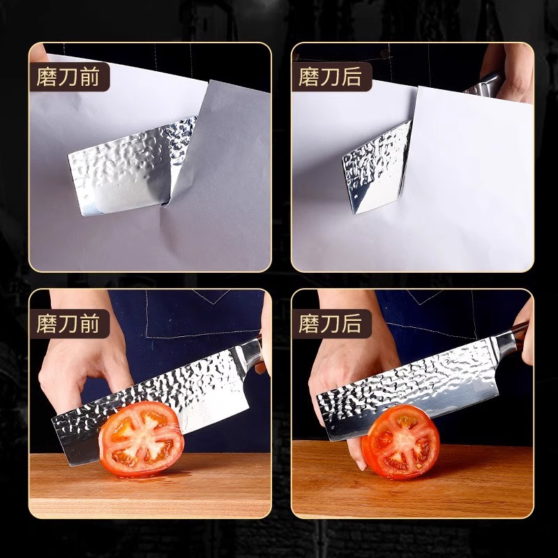 Herramientas gran cantidad de cuchillo de cocina comercial afilador de piedra afilador de regalo molino spot doméstico molino rápido profesional ajustable sin