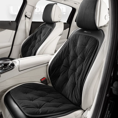 Universal seat cover, Car seat cushion winter - inkstone-black-split-two-seats-34constant-temperaturespace-velvet-80-velvet-content600-fluffiness-universal