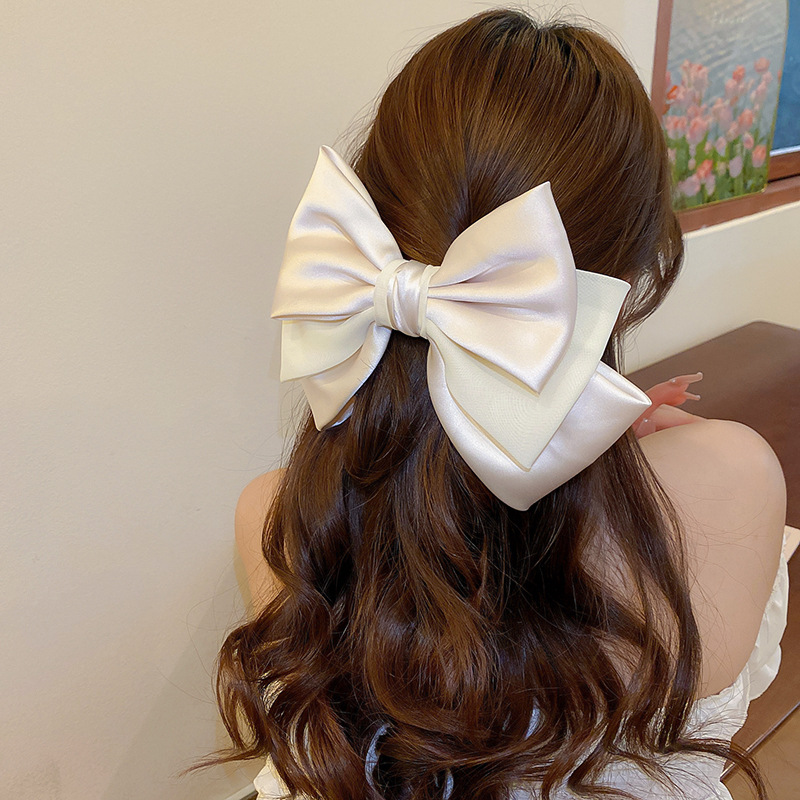 Women's Sweet Bow Knot Alloy Cloth Hair Clip display picture 6