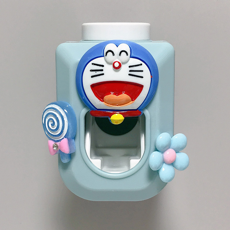 漫画かわいい壁掛け式全自動単一歯磨き粉セットかわいい子供歯磨き粉歯磨き粉押出機|undefined