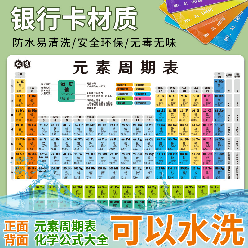 中学校化学周期表方程式、数理化学のよくある知識ポイント、公式カード、売れ筋テストポイント|undefined