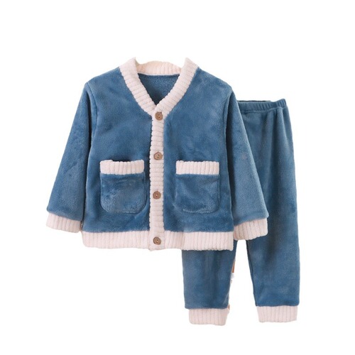 【】Children's Homecoming Cardigan Set for Girls, Soft and Fluffy Floral Print, Loose Fleece Suit