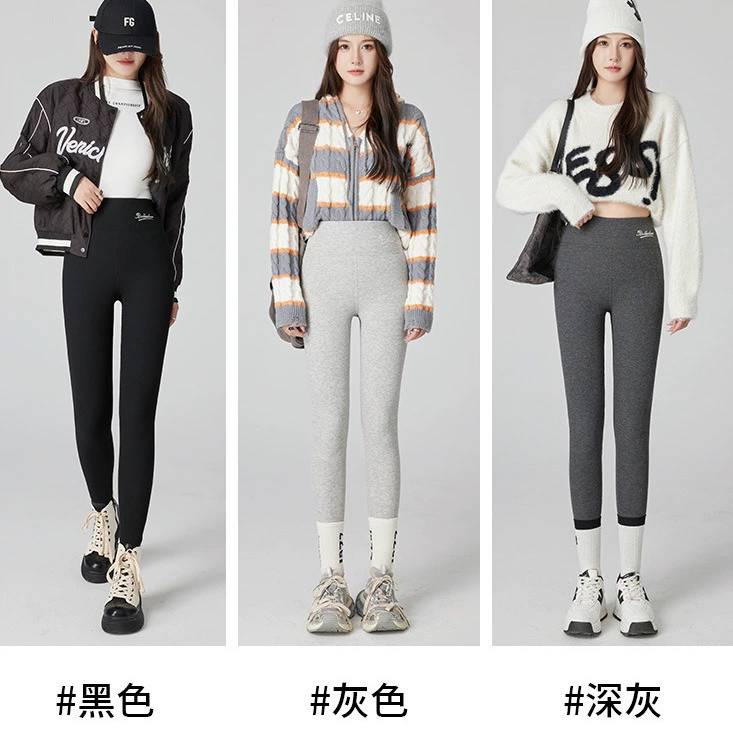 Теплые брюки, л leggings, утепляющее бархатное термобелье с вышивкой