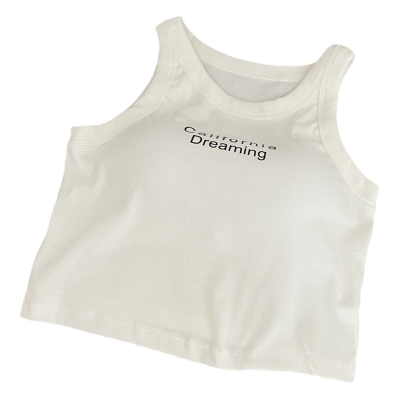 Nueva camisola de color sólido envuelto en el pecho chaleco fijo en el pecho almohadilla interior y exterior desgaste ancho correa de hombro slim fit todo partido Chaleco de fondo