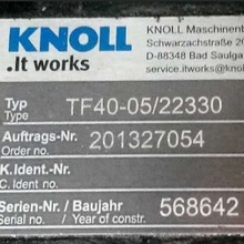 KNOLL ¹ KNOLL ŵ  TF40-05/22330