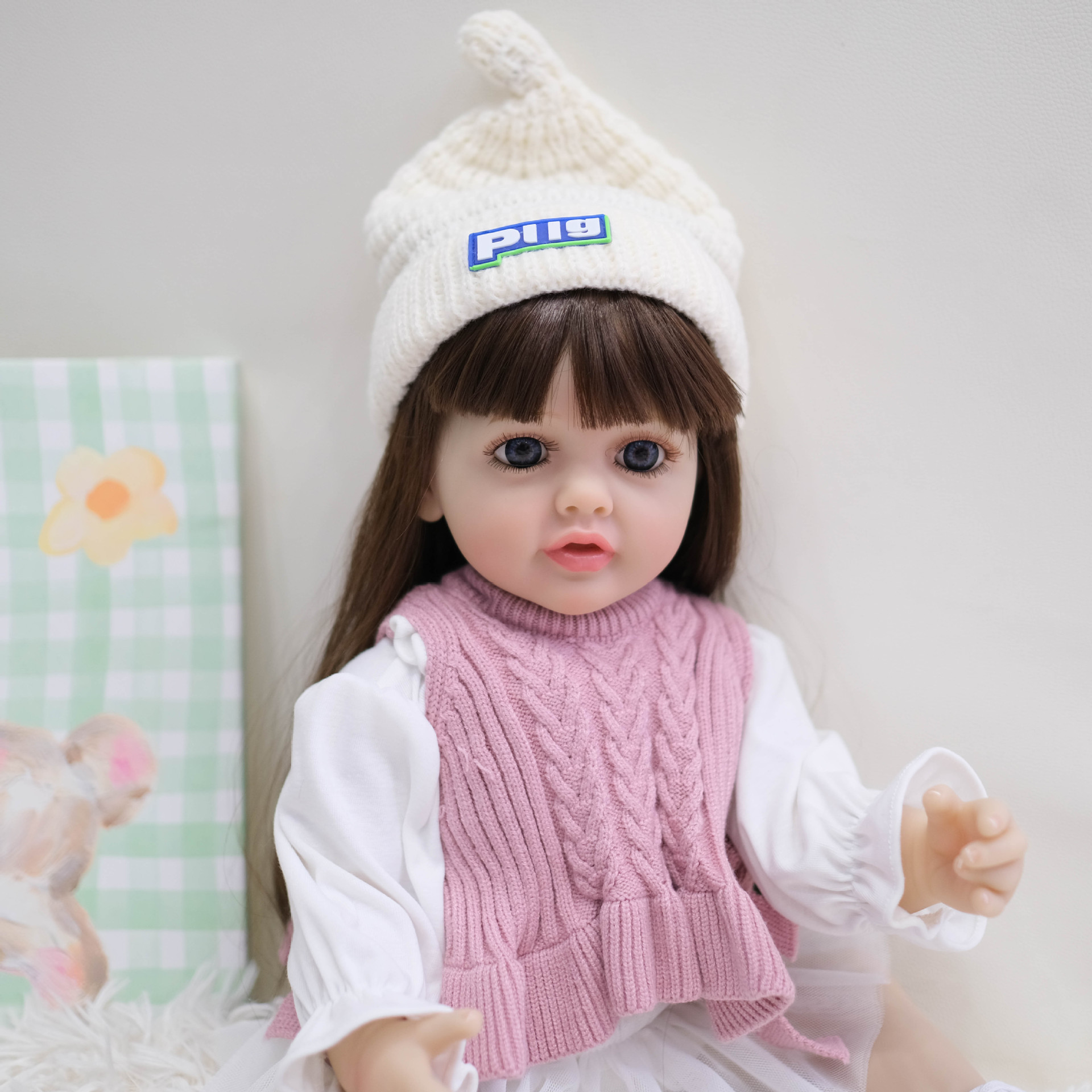 NPK 55cm pegamento completo simulación muñeca reborn Betty transfronteriza e-commerce suministro entrega de una sola pieza