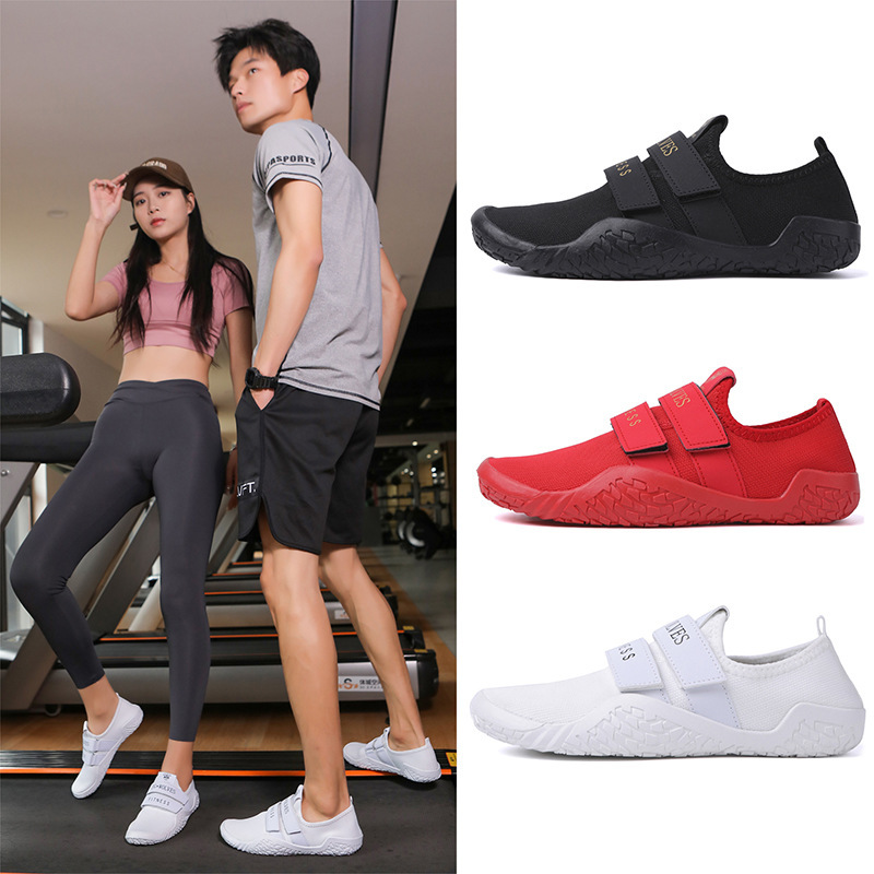 Indoor Fitness Strength Weightlifting Comprehensive Training Shoes for Men and Women Professional Squat Hard Pull Shoes Jumping Rope Skipping Yoga Shoes