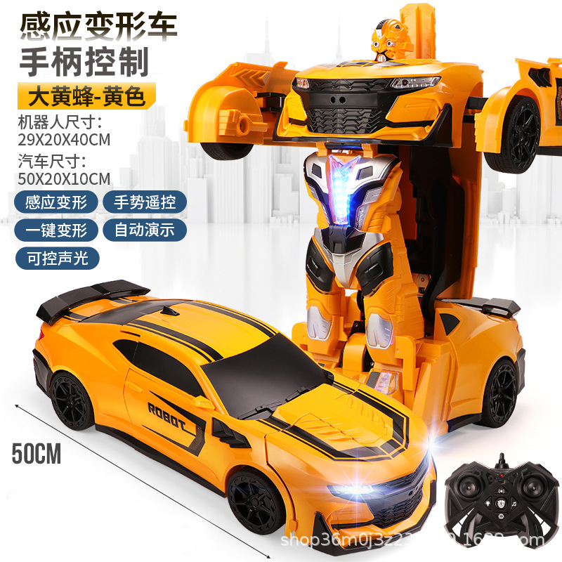 Coche teledirigido con sensor de gestos, coche teledirigido robot con control por voz, coche de carreras eléctrico de gran tamaño para niños, juguete para niños.