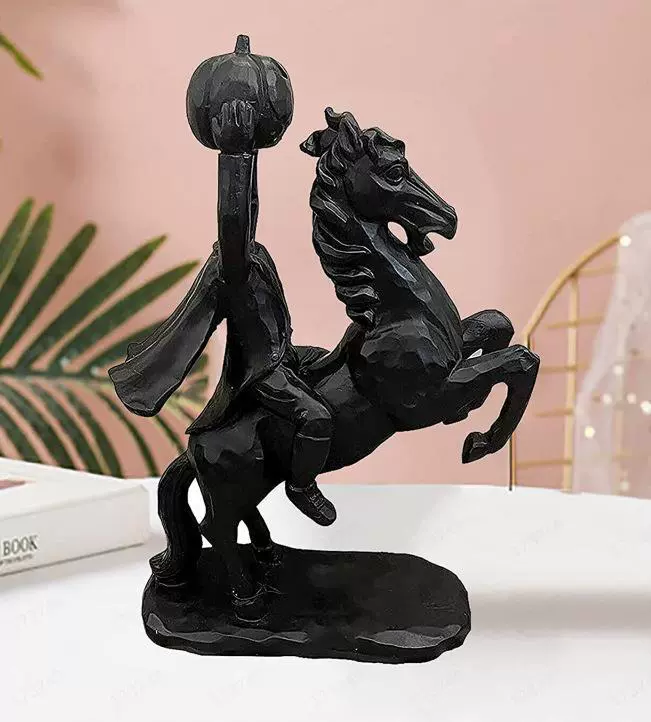 Хэллоуин: безголовый всадник, фигурка из смолы, новая модель, украшение
