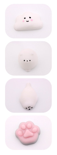 Animal Clay Pinch Fun, Korean Creative Gift for Students, Stress Relief Seal Plush, Venting Toy