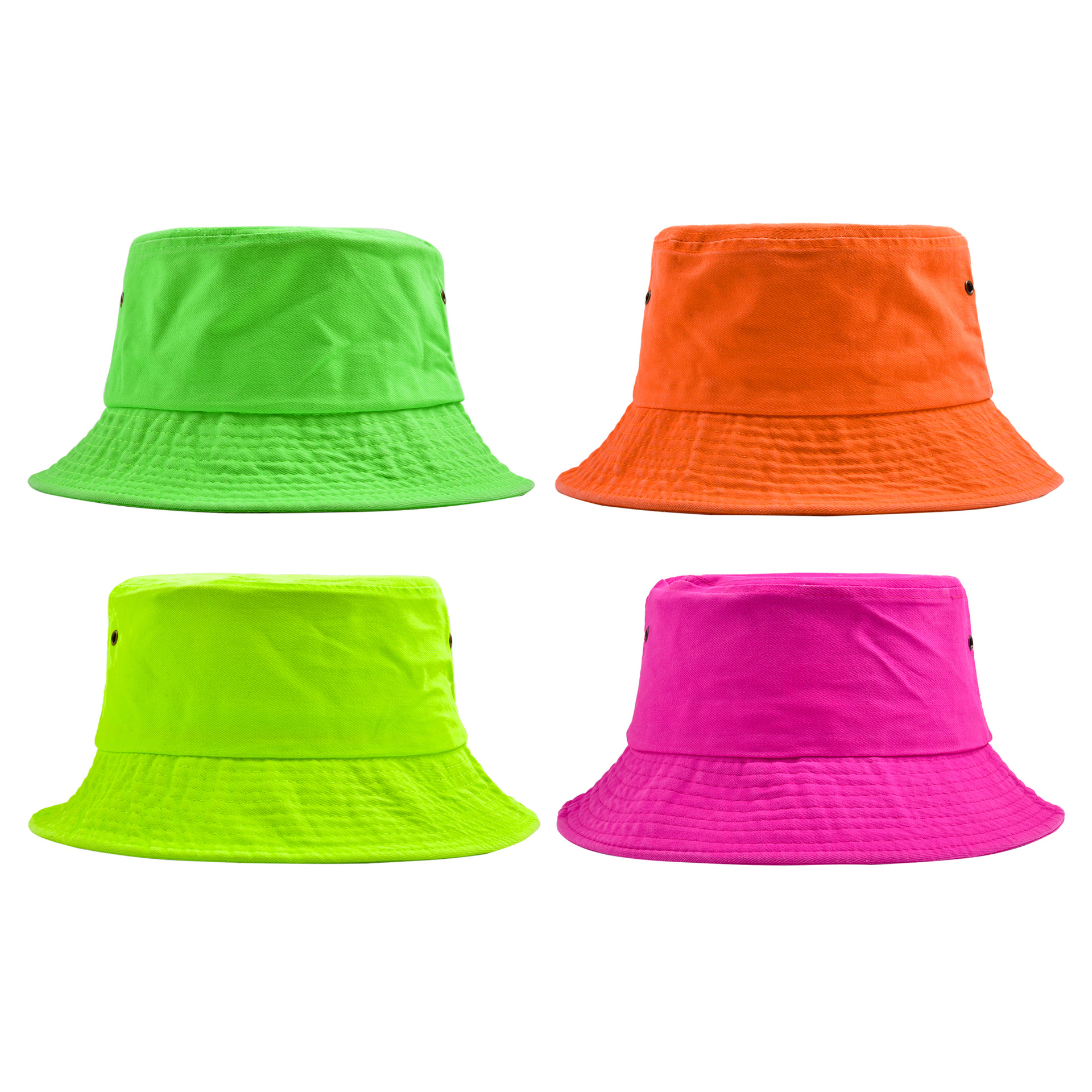 Nuevo sombrero de pescador fluorescente transfronterizo femenino coreano simple sombrero de ocio para hombres sombrero de sol al aire libre sombrero de sol bordado