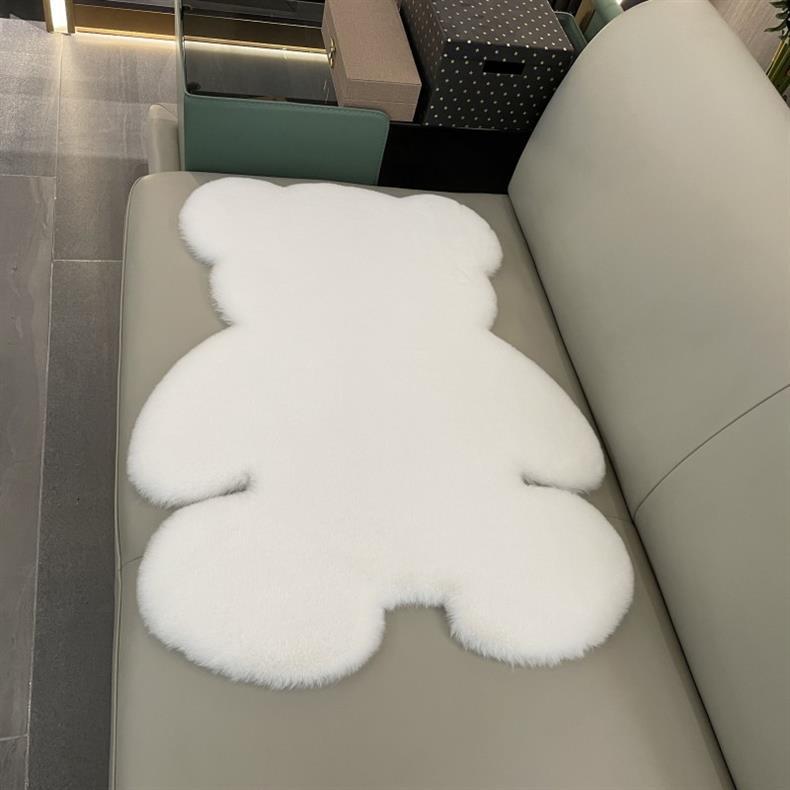 Bear Carpet Bedroom Ins Living Room Coffee Table Blanket Girl's Room under the Bed Bedside Blanket Plush Popular Home Floor Mat