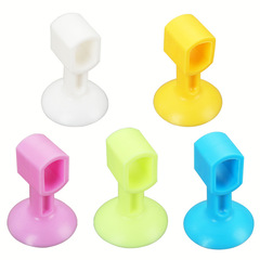 5ZV7 wholesale silicone door stopper without punching new anti-collision glass door stopper rubber bathroom door handle suction cup type