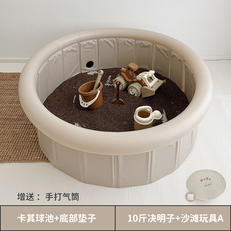 子供用ホーム厚みのあるウェーブボールプールオーシャンボール子供用1-3歳の遊び可能な砂と水屋内ベビーおもちゃボールプール|undefined