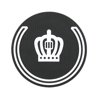 车载车用防滑垫汽车用品圆形皇冠止滑垫手机香水摆件防滑垫FHD004|ru