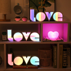 Amazon's new LOVE LED letter light box wedding Valentine's Day confession gift love romantic theme styling lamp