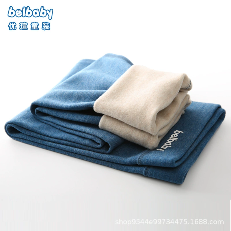 belbaby осенняя бархатная детская лодыжка, термобельё, брюки, детская одежда, увеличенная толщина, для подростков