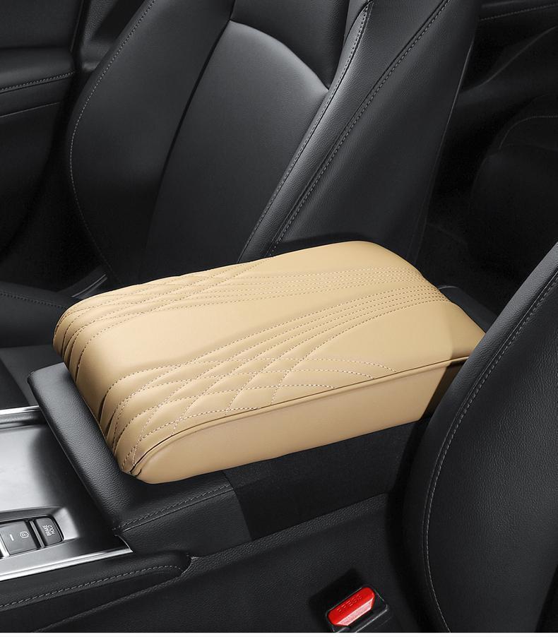 Car armrest box cushion memory foam heightening cushion universal armrest pillow central armrest box sleeve lengthened and widened and thickened