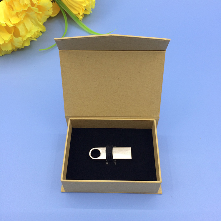 东莞礼品包装盒厂家供应吸铁石翻盖u盘盒子 各种钥匙扣收纳盒