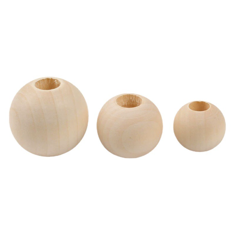 В наличии деревянные бусины оптом DIY Материал Подушка для сиденья автомобиля большие отверстия деревянные бусины веревка сетка багаж деревянные бусины Свободные бусины аксессуары