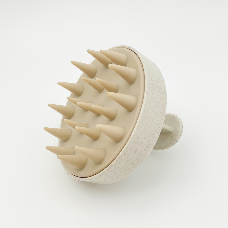 Set de Cepillo para Cabello de Paja Amazon, Botella para Limpieza en Seco, Masaje del Cuero Cabelludo, Tinte para el Cabello, Lavado de Cabello, Peluquería, Baño, Cepillo para Champú