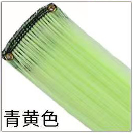 Extensiones de Cabello para Mechas de Fibra de Alta Temperatura, Liso, para Mujeres