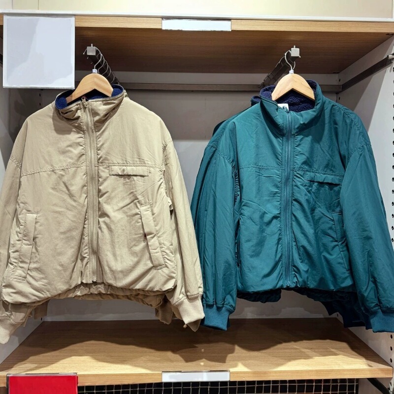 Stand-up collar jacket/fleece-lined men's outerwear jacket, 2026 autumn/winter collection, warm and fleece-lined top, outerwear R487517