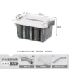 Upgraded model - white cover and gray - large size (22.1*30*16cm) [transparent and visible + strong load-bearing]