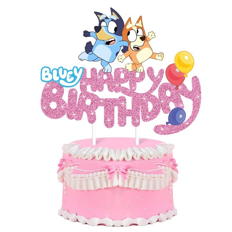 现货史迪奇蛋糕插卡索尼克闪粉HAPPY BIRTHDAY星际宝贝生日插旗插|undefined