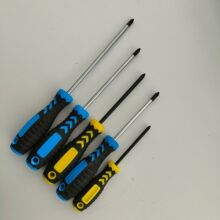轮胎柄螺丝刀 大款双色强磁多尺寸一字十字螺丝刀