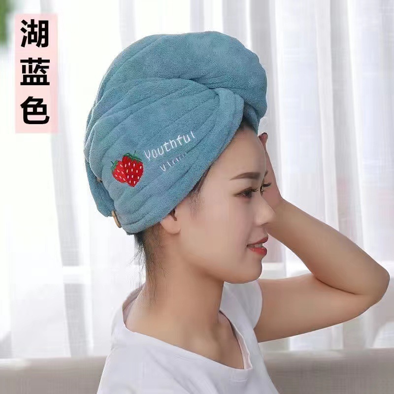 送料を追加、厚みのある高密度コーラルベルベットヘアドライキャップ、吸水性シャワーキャップ、エッジドヘアドライタオル、速乾ターバン卸売|undefined