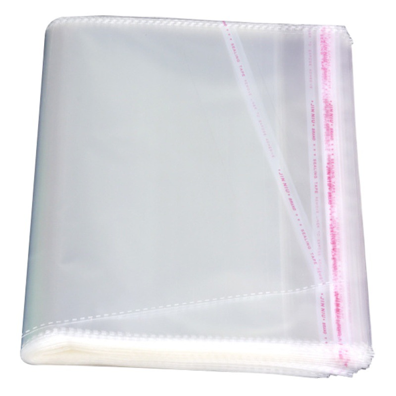 Bolso de OPP al por mayor bolsa de plástico Ziplock bolsa de embalaje de ropa engrosada bolsa autoadhesiva transparente bolsa autoadhesiva OPP autoadhesiva