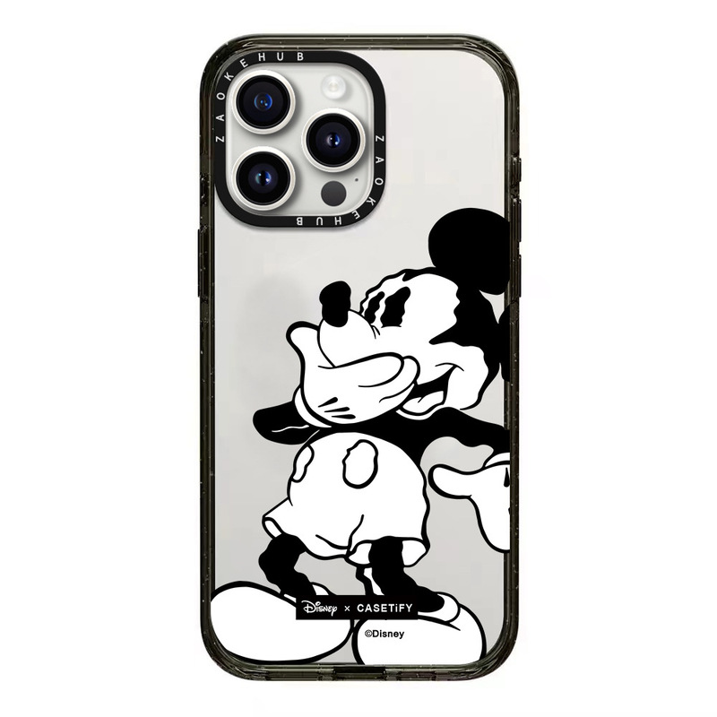 CASE可爱托腮密集米奇iPhone16ProMax苹果15透明14亚克力手机壳13|undefined