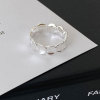 Tide, fashionable ring, silver 925 sample, internet celebrity