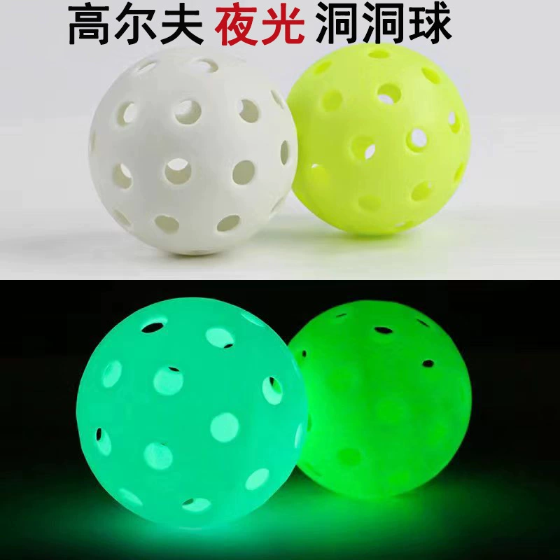 Гольф светящийся мяч для гольфа пик мяч пластик Вэй плавающий мяч с отверстием 26 г 40 отверстие 74 мм