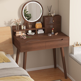 New Style Bedroom Dressing Table Makeup Table Small Apartment Simple Double Layer Dressing Table Small Bedroom Dressing Table Desk