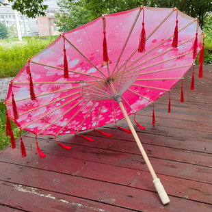✅ Dance Umbrella, Ancient Style Umbrella, Tassel Umbrella, Chinese Style Han Dynasty Umbrella, Cheongsam Catwalk Umbrella, Performance Umbrella, Oil Paper Umbrella, Performance Props