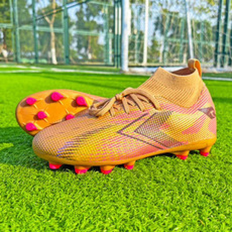 Cross-Border High-Top With TF Artificial Turf, Leather Football Men And Women, AG Long Spikes For Competition, Student_voghion.com