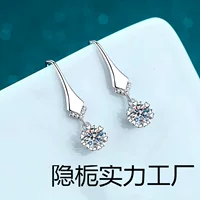 Usangstone серьги женские снежинки бриллианты серьги из стерлингового серебра пара подарков ко дню Святого Валентина для подруги