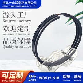 潍柴WD615-618活塞环高性能高品质耐磨耐用活塞环