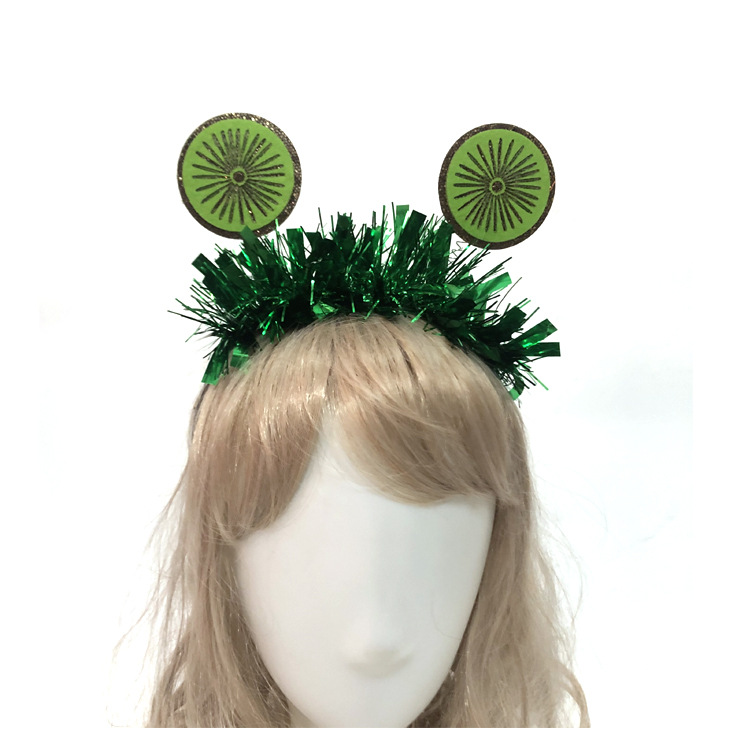 Lerner artesanía nuevo original Hawaiano fruta tocado kiwi fruta diadema partido diadema kiwi accesorios para el cabello