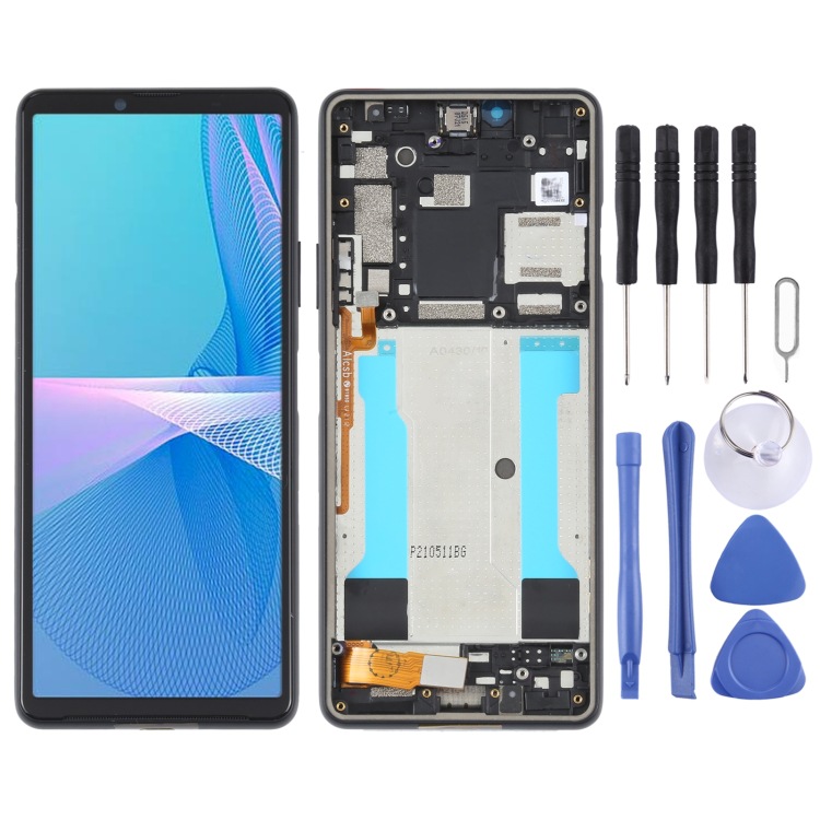 Aplicable para Sony Xperia 10 III SO - 52B Original LCD Touch Assembly with Frame (Color)