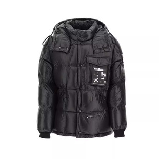 Down Jacket Unisex Collaboration Loose Pocket Double-Breasted Thick Warm Coat