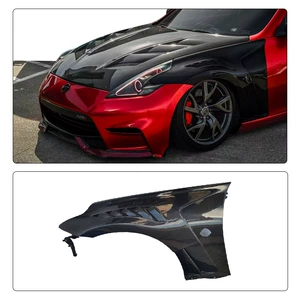 Nissan 370Z Modifikasiya Yüngül Karbon Fiber Perforasiya Palçıq Qoruyucu