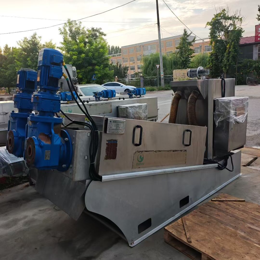 二手302叠螺机 叠螺式污泥脱水机 压榨机压滤机 猪厂鸡厂污泥脱水