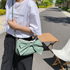 Shoulder bag, one-shoulder bag with bow, chain from pearl, Korean style